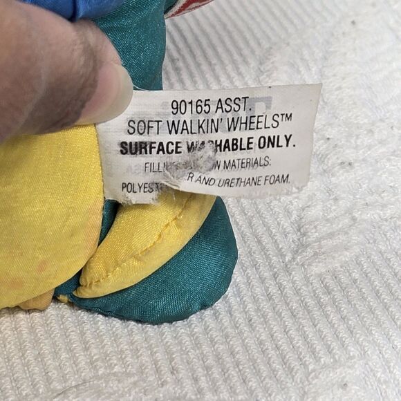 Vintage 90s Tonka Soft Walkin Wheels Bright Kids Plane Nylon Kid Memories - Picture 7 of 10